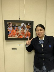 紙芝居に大喜び